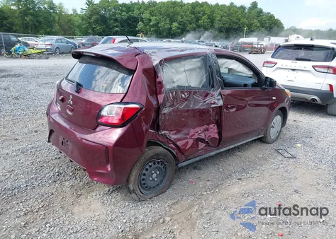 2024 Mitsubishi Mirage Es z USA, uszkodzony, nr VIN ML32AUHJ7RH005305